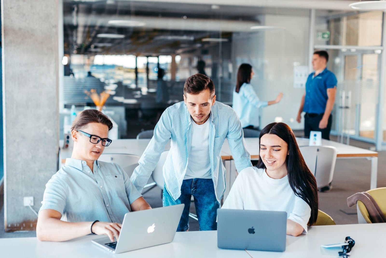 Recruiter guiding a candidate's career growth